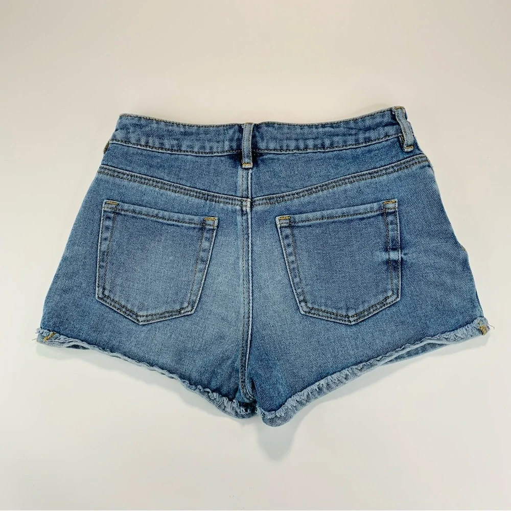 Pacsun jean shorts High rise shorts 100% cotton medium wash women size 24